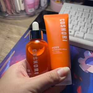 PDRN Revitalizing Cream and Serum Set - Orange